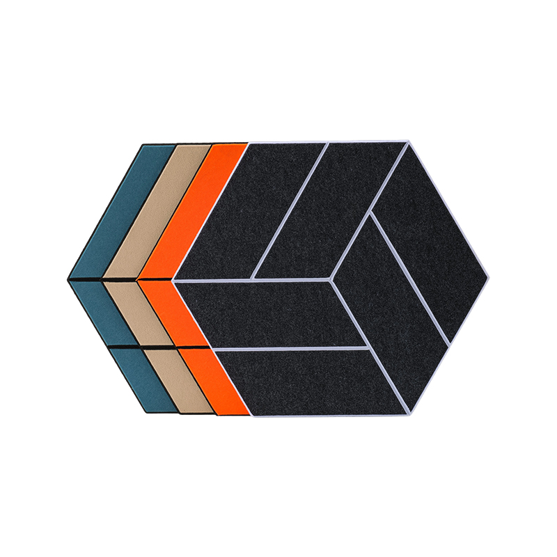 Prilagodljiva ploča s utorima od poliesterskih vlakana koja apsorbira zvuk