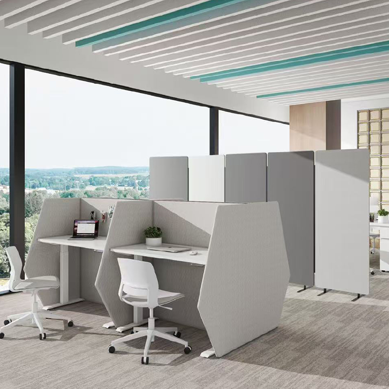 Tvornički akustični panel Spesonic Tkanina omotana tkaninom Akustični paneli za stolove Akustični zasloni Tvornički akustični panel Spesonic Tkanina omotana tkaninom Akustični paneli za stolove Akustični zasloni