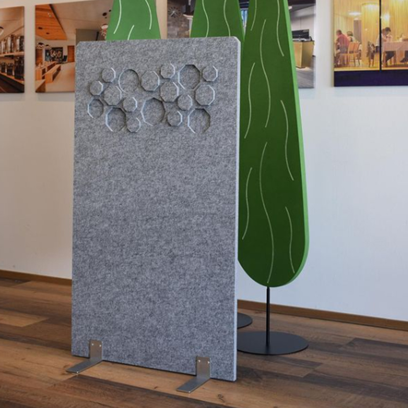 Ekološki prihvatljivi akustični paneli za uredske pregrade Prostorne pregrade Komercijalni dizajn interijera omotan tkaninom