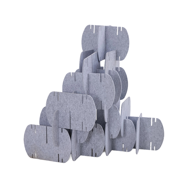 Ekološki prihvatljivi akustični paneli za uredske pregrade Prostorne pregrade Komercijalni dizajn interijera omotan tkaninom