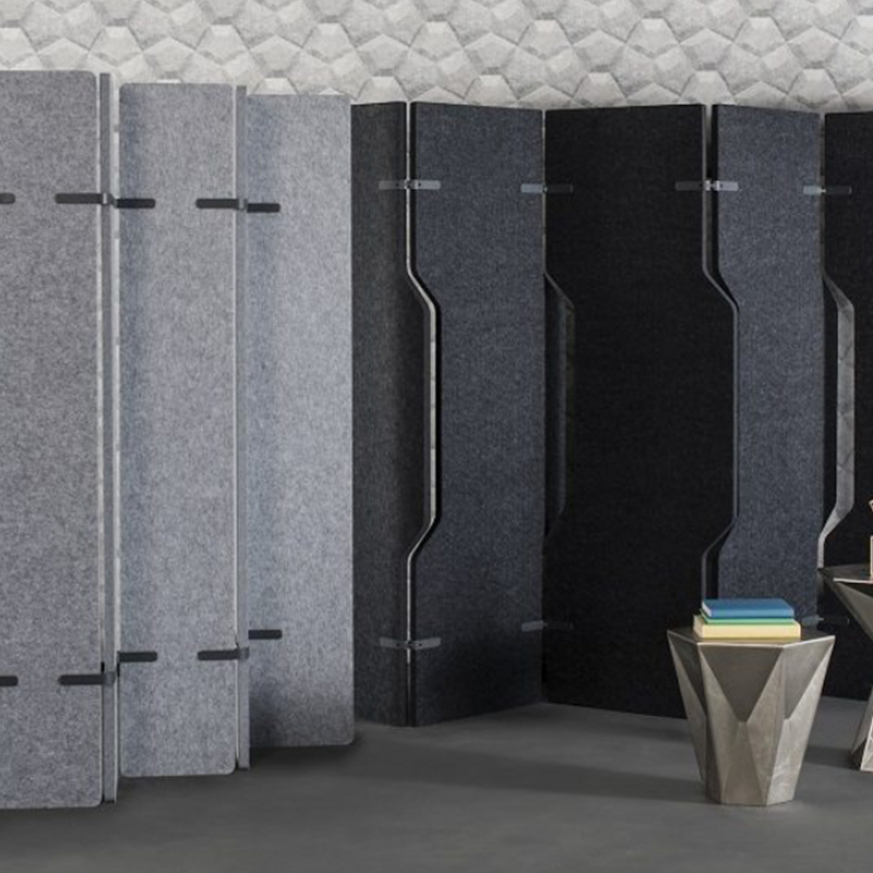 Ekološki prihvatljive uredske pregrade visoke kvalitete Pomične pregrade u obliku lista Visoka apsorpcija zvuka Prilagodljiv moderan dizajn