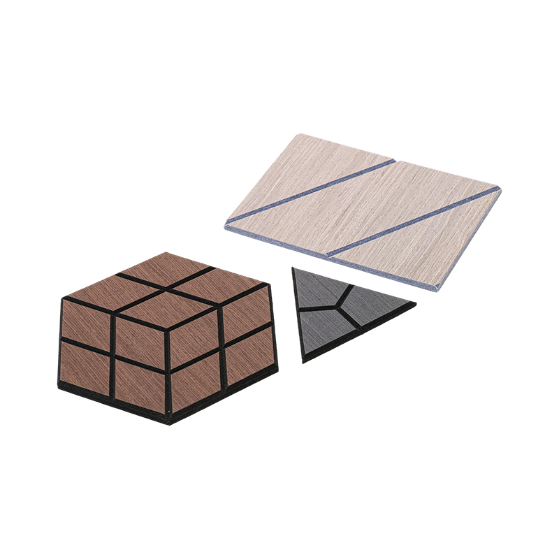 3D akustični drveni zidni paneli od furnira za unutarnje zidne i stropne panele