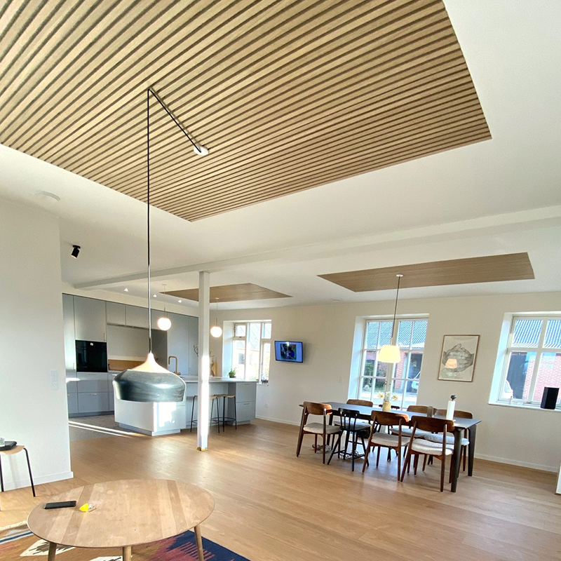 Akupanel Design Drveni akustični zidni paneli 3D model Zvučno izolirane drvene letvice za kućnu upotrebu, hotel, školu, kino, bolnicu