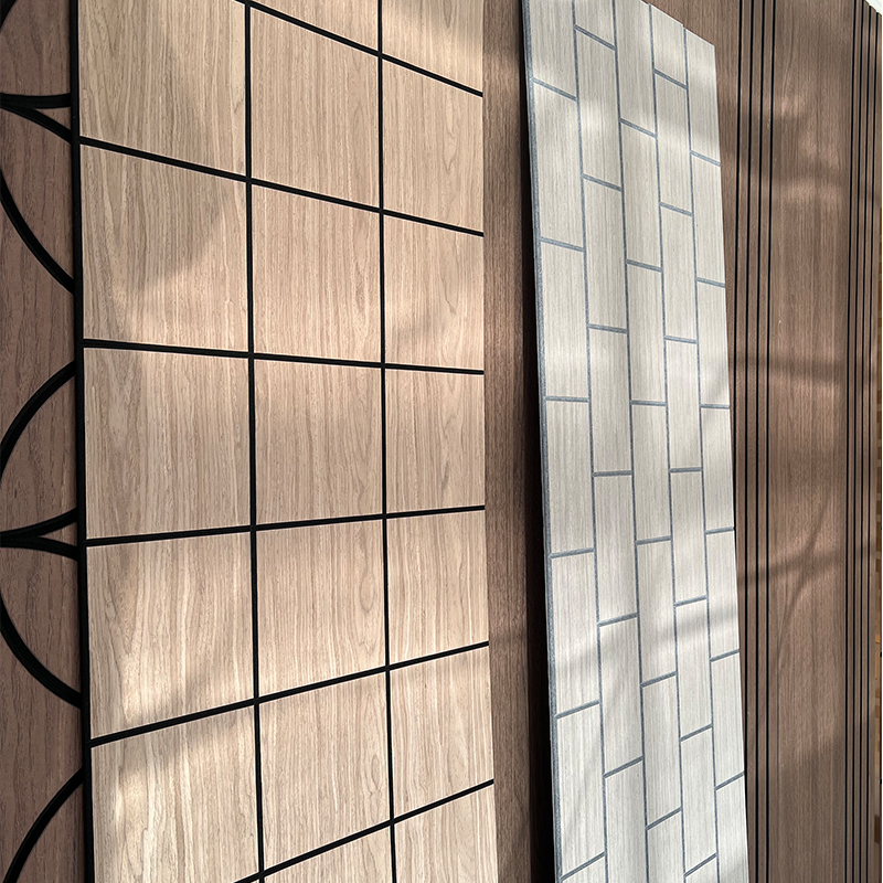 Akustični zidni panel od drvenog furnira u stilu industrijskog dizajna Paneli od pjene za akustičnu primjenu u stanovima