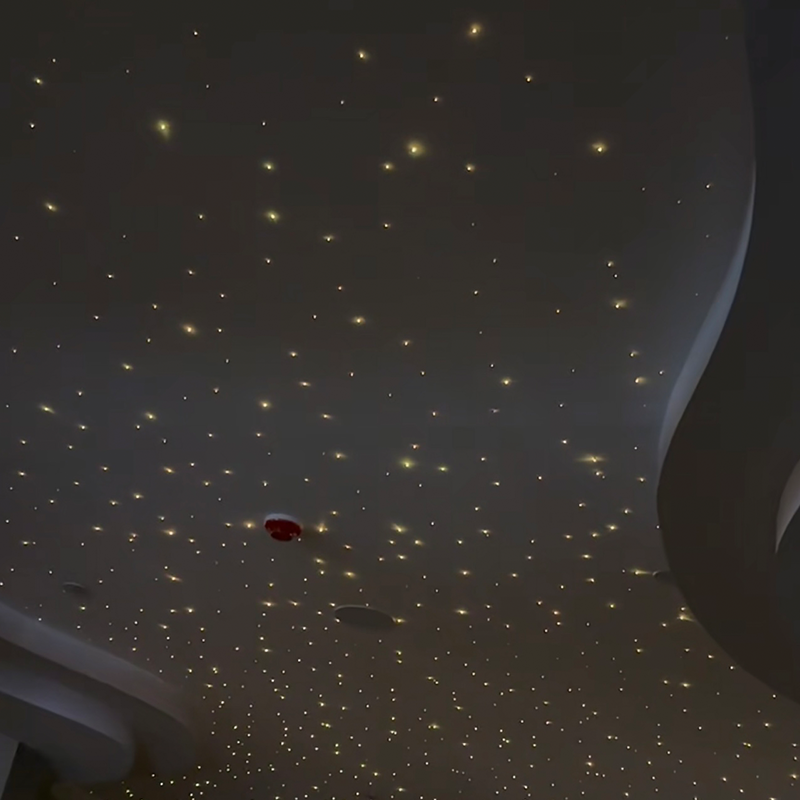 Moderni stilski svjetlovodni RGB svjetlosni stropni stropni paneli od 7 boja gipsa za dnevni boravak