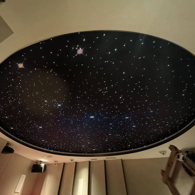 Moderna gornja stropna rasvjetna traka za KTV audio-vizualne sobe Optička vlakna Sky Star Dekorativno svjetlo projektora Izravno