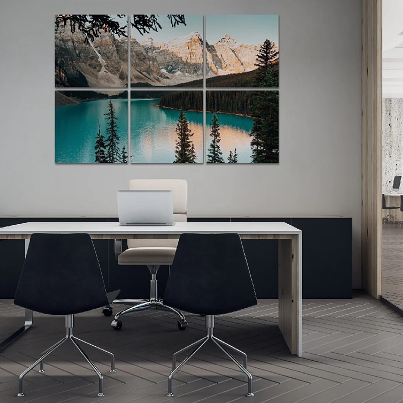 Mural paneli za prijenos topline za ispis - samoljepljivi, zvučno izolirani, prikladni za dvorane/škole